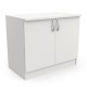 CAISSON BAS 2 PORTES BLANC 100CM