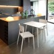 Chaise 4 pieds en polypropylène avec fibre de verre