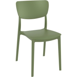 Chaise 4 pieds en polypropylène avec fibre de verre