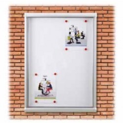 TABLEAU D'AFFICHAGE AVEC VITRINE - 6xA4