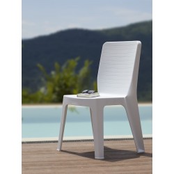 Chaise visiteur tissu 4 pieds peints en noir