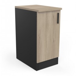 CAISSON BAS RANGEMENT BLANC 40CM 1P