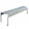 BANC EXTERIEUR ACIER A FIXER AU SOL
