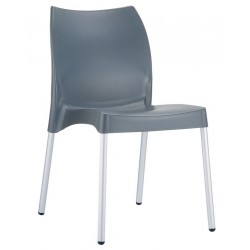 Chaise 4 pieds en polypropylène avec fibre de verre