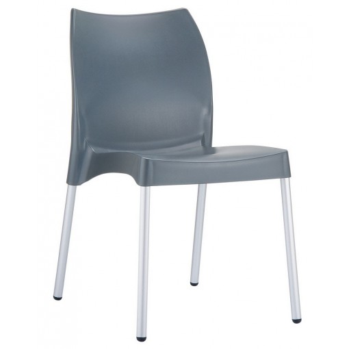 Chaise 4 pieds en polypropylène avec fibre de verre