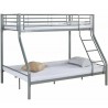 LIT SUPERPOSE METAL 90*190 AVEC SOMMIER EN TREILLIS SOUDE