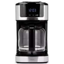 Cafetiere filtre noir programmable