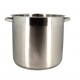 Faitout inox 24 cm avec couvercle