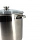 Faitout inox 24 cm avec couvercle