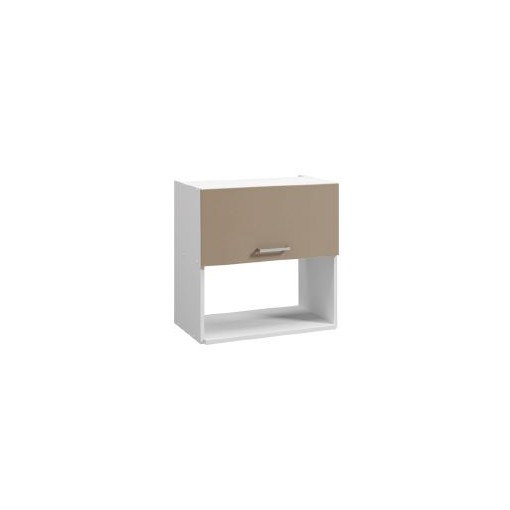 Meuble haut larg 60 haut 60 1 porte + Niche ARGILE