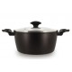 Faitout inox 24 cm avec couvercle