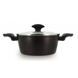 Faitout inox 24 cm avec couvercle