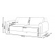 Canapé Clic-Clac convertible en lit double