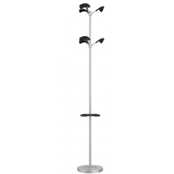 Poubelle extérieure 80L noir avec couvercle