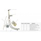Mitigeur de lavabo chrome cartouche ceramique