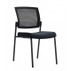 CHAISE COQUE NOIRE PIETEMENT TUBE D'ACIER