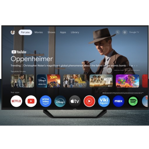 TV LED 75" QLED SMART TV NO MODE HOTEL GOOGLE TV