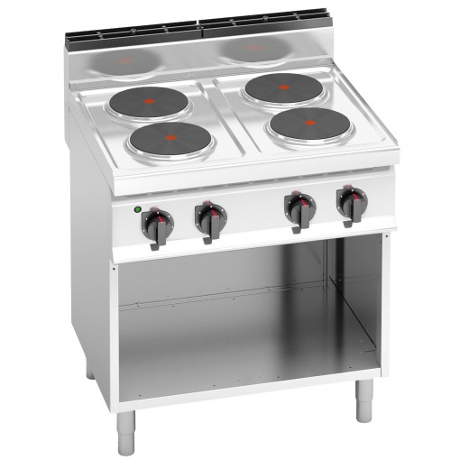 Cuisinière électrique - 10,4 kW - 4 plaques rondes