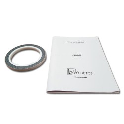 DOMINO 2 ZONES VITROCERAMIQUE BOUTONS