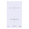 DOMINO 2 ZONES INDUCTION BLANC AIRLUX