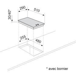 DOMINO 2 ÉLECTRIQUES BLANC 3500W AIRLUX