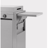 Chariot inox fermé pour plancha Modern 75