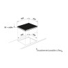 TABLE INDUCTION 4900W MINUTERIE