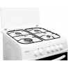 CUISINIERE 4 FEUX GAZ 60CM FOUR ELECTRIQUE