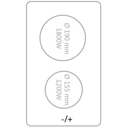 EVIER INOX REVERSIBLE 1 CUVE 100 CM DOMINO VITRO  