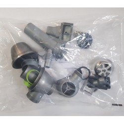 EVIER INOX REVERSIBLE 1 CUVE 140 CM DOMINO VITRO MANETTE  