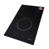 Domino 2 feux induction noir