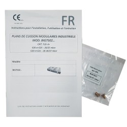 RECHAUD 2 FEUX 12KW PRO MEZIERES