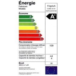 REFRIGERATEUR CUBE 46L FREZZER A++