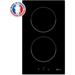 Domino 2 feux induction noir