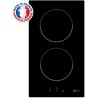 Domino 2 feux induction noir