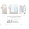 KIT EVACUATION PORTE ET FENETRE POUR CLIM MOBILE