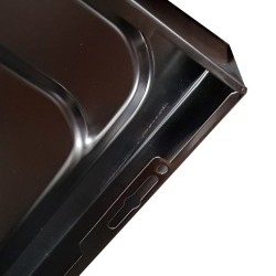 KITCHENETTE EVIER INOX REVERSIBLE 1 CUVE 140CM DOMINO ELEC MEUBLE 2 PORTES  FRIGO 4*