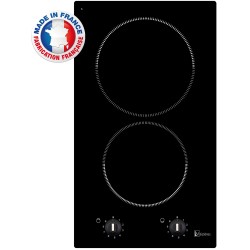KITCHENETTE EVIER INOX REVERSIBLE 1 CUVE 140CM DOMINO INDUCTION MANETTE MEUBLE 2 PORTES  FRIGO 4*