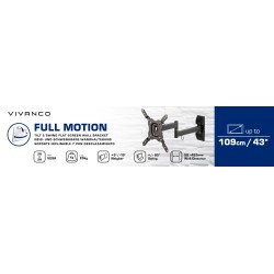 SUPPORT MURAL  TV POUR TELEVISEURS  TAILLE MAXI 109 CM