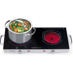 RECHAUD POSABLE VITROCERAMIQUE 2 ZONES