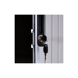 ARMOIRE HAUTE METAL NOIR