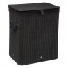 PANIER A LINGE BAMBOU NOIR