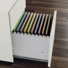 CAISSON MOBILE METAL 2 TIROIRS AVEC ASSISE