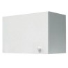 Meuble Haut Gris sur Hotte 1 porte 1 Porte Larg 60 Haut 43