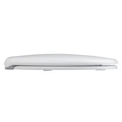 ABATTANT DOUBLE BLANC EN POLYPROPYLENE ( Largeur: 44.6cm/ Profondeur: 38cm )