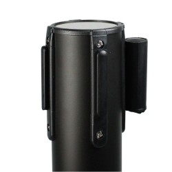 POTELET ENROULEUR 2M NOIR/NOIR