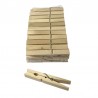 PINCES A LINGE X24 EN HETRE 90MM