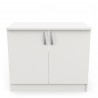CAISSON BAS 2 PORTES  BLANC 100CM