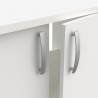 CAISSON BAS 2 PORTES  BLANC 100CM