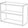 MEUBLE HAUT LARG 100 HAUT 60 2 PORTES